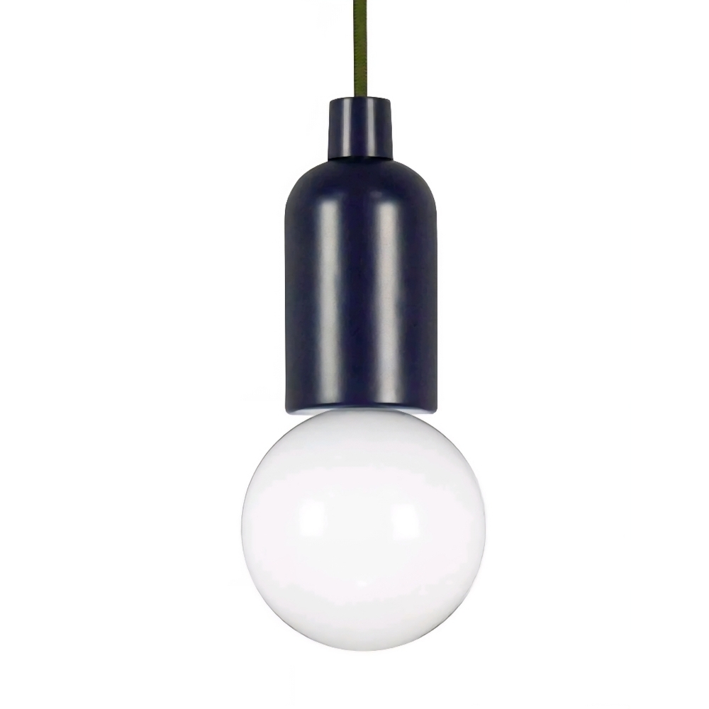 Room Essentials LED Pendant‎ Ceiling Light Set Of 3 Navy Green White